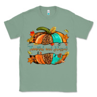 Sage pumpkin thankful and blessed Classic Tee - NancyCooperArtShop