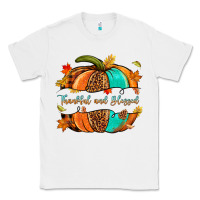 White pumpkin thankful and blessed Classic Tee - NancyCooperArtShop