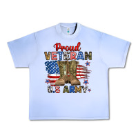Grape Ice proud veteran u.s army Urban Heavy Tee - RanaPortraitStore