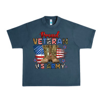 Midnight Navy proud veteran u.s army Urban Heavy Tee - RanaPortraitStore
