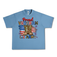 Pebble Blue proud veteran u.s army Urban Heavy Tee - RanaPortraitStore