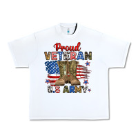 White proud veteran u.s army Urban Heavy Tee - RanaPortraitStore