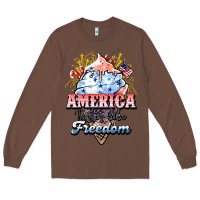 Chestnut America ice cream Long Sleeve Tee - HowdyJamesFarm