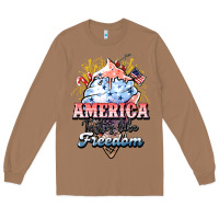 Toasted Coconut America ice cream Long Sleeve Tee - HowdyJamesFarm