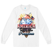White America ice cream Long Sleeve Tee - HowdyJamesFarm