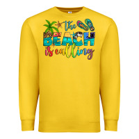 Lemon the beach is calling Premium Sweatshirt - Artiststas
