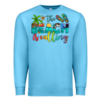 Ocean Blue the beach is calling Premium Sweatshirt - Artiststas