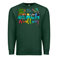 Sports Green the beach is calling Premium Sweatshirt - Artiststas