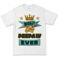 White world's best peepaw ever Premium Tee - Jasminsmagicworld