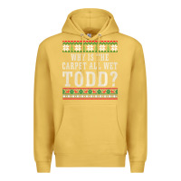 Antique Gold Why Is The Carpet All Wet Todd Ugly Sweater Funny Gift Premium Hoodie - minhPixels