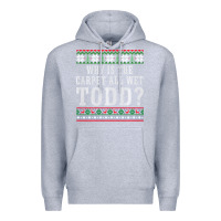 Heather Grey Why Is The Carpet All Wet Todd Ugly Sweater Funny Gift Premium Hoodie - minhPixels