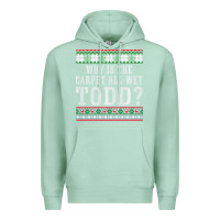 Seafoam Why Is The Carpet All Wet Todd Ugly Sweater Funny Gift Premium Hoodie - minhPixels