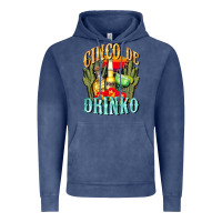 Vintage Denim cinco de drinko cinco de mayo Vintage Hoodie - CowGirlArtShop