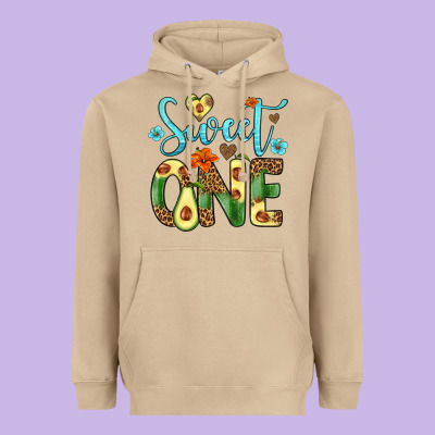 Sweet One Avocado Heavyweight Hoodie Designed By Artiststas