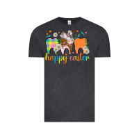 Vintage Black Happy Easter Dental Easter Day Vintage Tee - HowdyJamesFarm