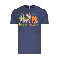 Vintage Denim Happy Easter Dental Easter Day Vintage Tee - HowdyJamesFarm
