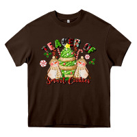 Chocolate Brown teacher of smart cookies Heavy Core Tee - LillyAllenDesigns