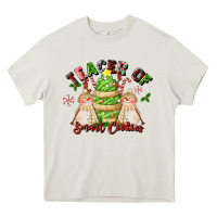 Cream teacher of smart cookies Heavy Core Tee - LillyAllenDesigns
