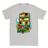 Moon Dust Indiana Map Sunflower Cactus Serape Classic Tee - RanaPortraitStore
