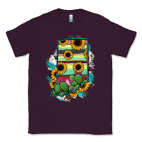 Plum Indiana Map Sunflower Cactus Serape Classic Tee - RanaPortraitStore