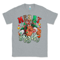 Heather Grey merry and bright black man sneakers Classic Tee - RanaPortraitStore