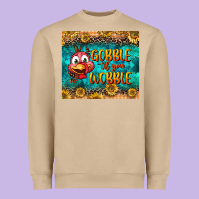 Gooble Til You Wobble Tumbler Heavyweight Sweatshirt Designed By Bundleandbundleshop