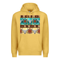 Antique Gold native american aztec seamless pattern 3 Premium Hoodie - BundleAndBundleShop