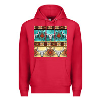 Cardinal native american aztec seamless pattern 3 Premium Hoodie - BundleAndBundleShop