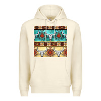 Sandshell native american aztec seamless pattern 3 Premium Hoodie - BundleAndBundleShop