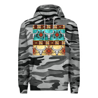 Slate Camo native american aztec seamless pattern 3 Premium Hoodie - BundleAndBundleShop