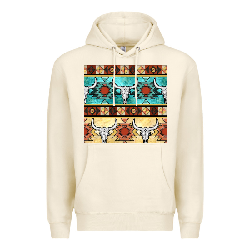 Native American Aztec Seamless Pattern 3 Premium Hoodie by BundleAndBundleShop | Teevron