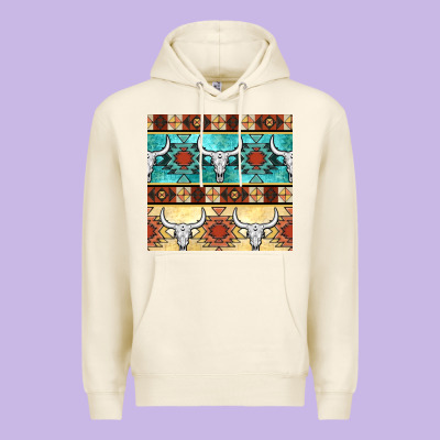 Native American Aztec Seamless Pattern 3 Premium Hoodie Designed By Bundleandbundleshop