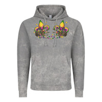 Cloud Rock skeleton hands mardi gras Vintage Hoodie - CowGirlArtShop
