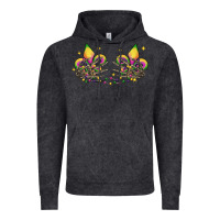 Vintage Black skeleton hands mardi gras Vintage Hoodie - CowGirlArtShop