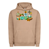Pigment Burro jesus coffee cups Urban Hoodie - AdoDesignShop