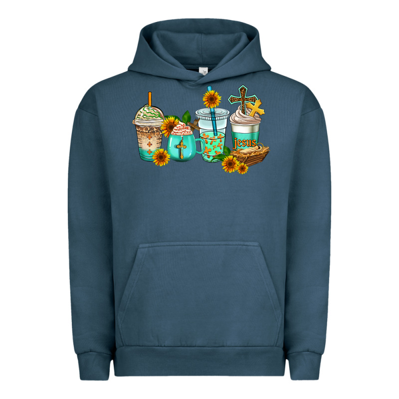 Jesus Coffee Cups Urban Hoodie by AdoDesignShop | Teevron