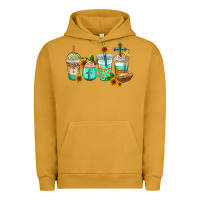 Pigment Peanut Butter jesus coffee cups Urban Hoodie - AdoDesignShop