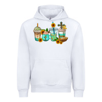 White jesus coffee cups Urban Hoodie - AdoDesignShop