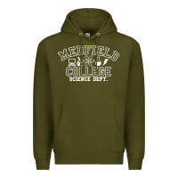Army Green Medfield College Science Dept. Premium Hoodie - minhPixels