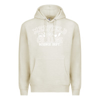 Oatmeal Heather Medfield College Science Dept. Premium Hoodie - minhPixels