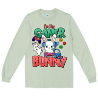 Matcha I'm the game Bunny Easter day Long Sleeve Tee - HowdyJamesFarm