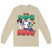 Mushroom I'm the game Bunny Easter day Long Sleeve Tee - HowdyJamesFarm