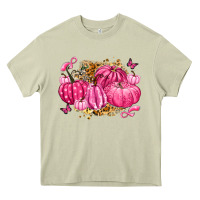 Mossy breast cancer awareness pink pumpkins Heavy Core Tee - LillyAllenDesigns