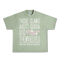 Oil Green Clam Diggers Funny Quote Gift Long Beach Peninsula Urban Heavy Tee - minhPixels