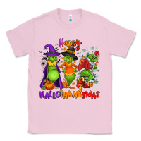 Bubblegum Pink Happy Hallothanksmas Classic Tee - NancyCooperArtShop