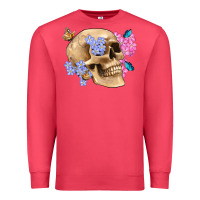 Cardinal skull flora butterfly Premium Sweatshirt - Artiststas