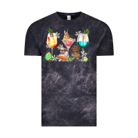 Cloud Black Easter wine glasses Easter Day Vintage Tee - HowdyJamesFarm