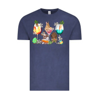 Vintage Denim Easter wine glasses Easter Day Vintage Tee - HowdyJamesFarm