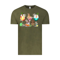 Vintage Olive Easter wine glasses Easter Day Vintage Tee - HowdyJamesFarm