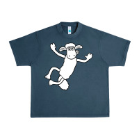 Midnight Navy shaun the sheep Urban Heavy Tee - minhPixels
